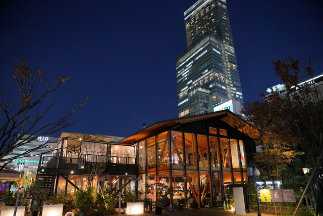 ナチュラルガーデンウェディング 青いナポリ IN THE PARKの会場メイン画像-緑と空が広がる！開放感抜群なパーティー