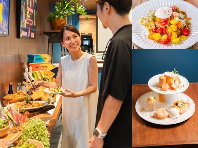 Restaurant ＆ Dining MID TREE 代官山の会場内イメージ3枚目-ビュッフェスタイルでお楽しみいただけます