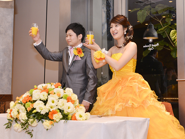 ロイヤルガーデンカフェ 飯田橋の会場内イメージ8枚目-新郎新婦ご入場もスムーズ