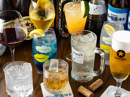 2時間飲み放題♪『WD二次会 カジュアルプラン』スクリーンやマイクなど無料貸出♪のメイン画像