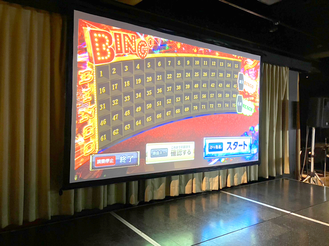 1st hallの料理・施設等のイメージ画像3-180インチスクリーン