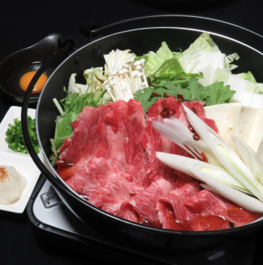 【冬の企業様宴会に】120分飲み放題付き！九州和牛すき焼きコースのメイン画像