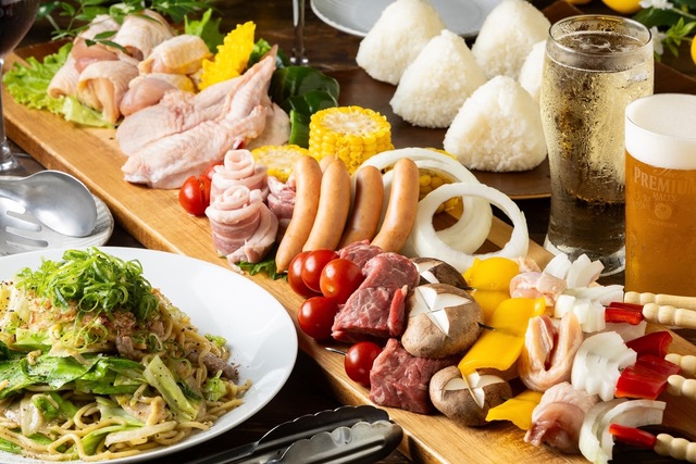 【Dining  Boooo TERRACE】天神今泉 結婚式2次会の料理・施設等のイメージ画像5-BBQコース