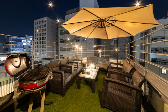 【Dining  Boooo TERRACE】天神今泉 結婚式2次会の会場内イメージ7枚目-テラス