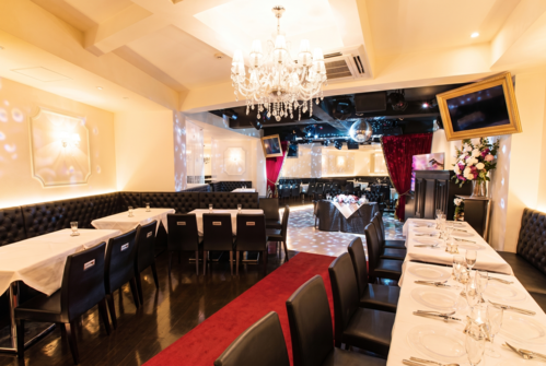 Dress WEDDING AND PARTYの【結婚式二次会】豪華30大無料特典(シャンパンタワー付)■2H飲放4品4,000円→3,500円