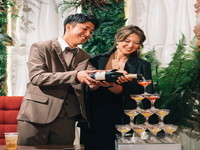 Giraffe Monochrome ジラフモノクローム 小倉魚町　結婚式二次会の料金プランメイン画像-平和通駅から徒歩2分！飲み放題付＆設備充実の豪華二次会プラン