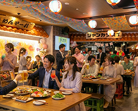 沖縄居酒屋 ジャンカラ横丁 那覇国際通り本店のフロア1のメイン画像