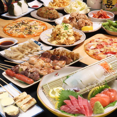 PUB_MAN(満満_パブ)の【豪華刺盛付き】鮮度抜群のお刺身&全10品+3時間飲み放題・カラオケ付き贅沢宴会プラン