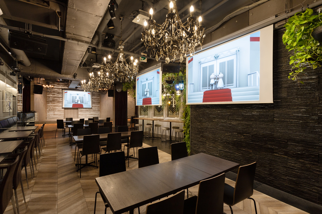 二次会＆貸切パーティ会場 渋谷 アイコン【ICON】の会場内イメージ9枚目-オープニング等照明スタッフがお手伝い