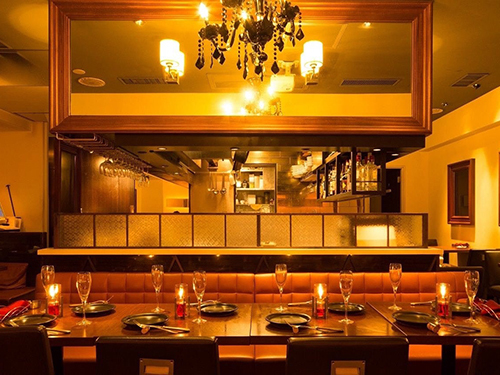 Tapas＆Wine 銀座ZIONのCコース 天使のエビのパエリア＆国産黒毛和牛のグリルが付いた豪華コース！2H飲放付全9品