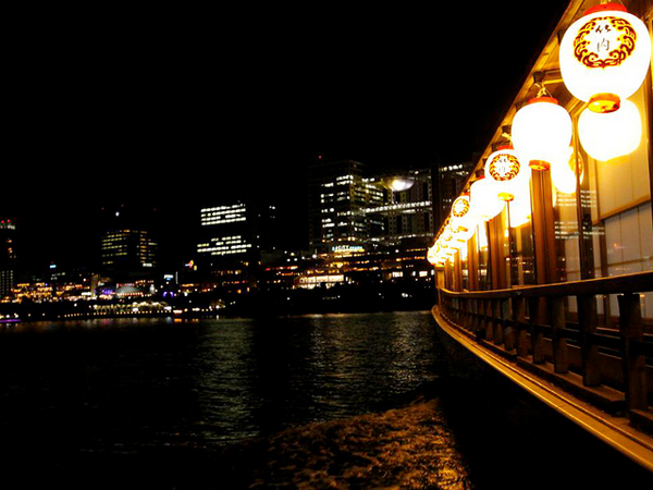 屋形船 竹内の屋形船からの夜景のメイン画像