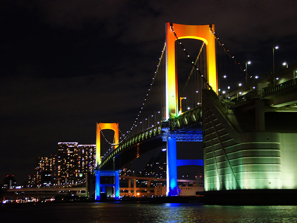 屋形船 竹内の屋形船からの夜景