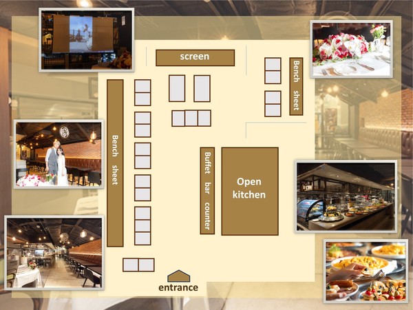 COOK BARN TOKYOの会場レイアウトのメイン画像
