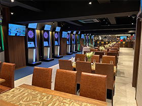 DartsCafe DELTA横浜店の会場レイアウト