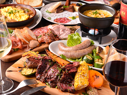 TRATTORIA BASIL（トラットリアバジル）桜木町野毛の【2.5H飲み放題付】BASIL ”ＭＡＸ”コース