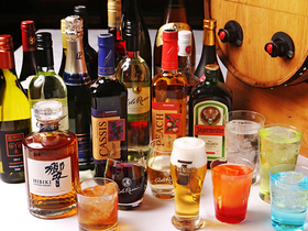 ラ コレッツィオーネ～Blanc Noir～の会場特徴／同窓会-プランはいずれも約40種の豊富なフリードリンク付