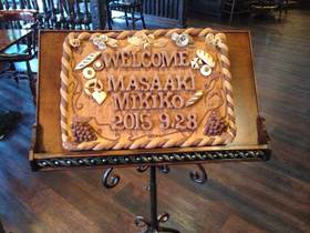 Restaurant PENNYLANEの当店で出来る事-ウェルカムボード貸出