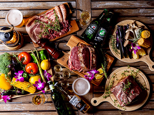 絶景屋上BBQビアガーデン BACK YARD 横浜ワールドポーターズ店の【貸切】本格グリル付きBBQスタンダードプラン/2.5Hフリードリンク+7品