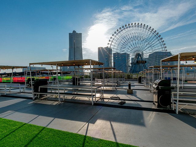 絶景屋上BBQビアガーデン BACK YARD 横浜ワールドポーターズ店の会場内イメージ5枚目