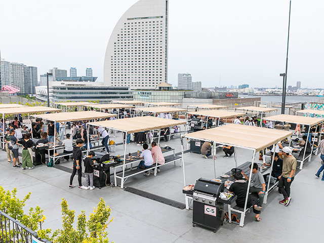 絶景屋上BBQビアガーデン BACK YARD 横浜ワールドポーターズ店の会場内イメージ7枚目