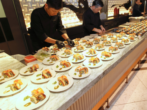 GINZA SENRYO(センリョウ)の【Utageiコース】お鮨5種含むブッフェ料理＋フリードリンク付き/3時間貸切