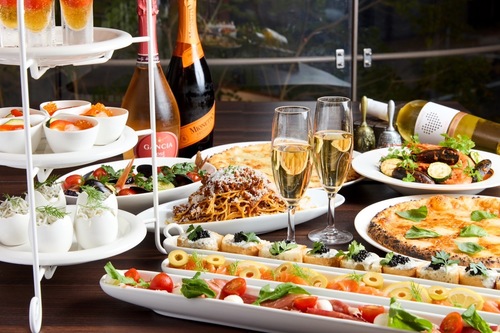 ITALIAN BAR Lava Lavaの【カジュアルプラン】生ビール付120分フリードリンク！ブュッフェをライトに楽しむ8品4,500円