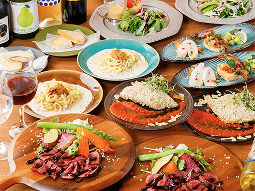 水道橋ウェディング CANTINAの野菜を食べる！三浦野菜大地の恵みベジタブル／2Hフリードリンク＋全10品