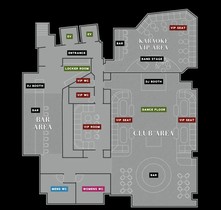CROSS ROPPONGIの会場の特徴-【各フロアについて】Floor Map