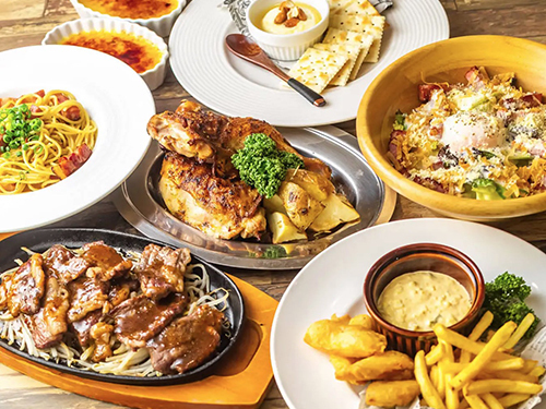 【スタンダードプラン】2Hフリードリンク＋全6品のメイン画像