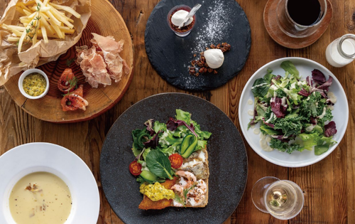 smørrebrød KITCHEN ～スモーブローキッチン～ グラングリーン大阪の【飲み放題付き／8品】スモーブロー、季節のドルチェ etc...　スタンダードビュッフェプラン