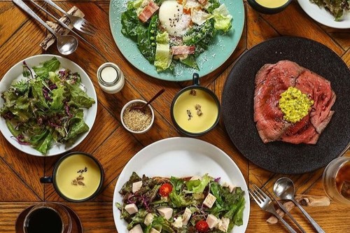 smørrebrød KITCHEN ～スモーブローキッチン～ グラングリーン大阪の【飲み放題付き／8品】ローストビーフ、季節のミニパフェ etc...　プレミアムビュッフェプラン