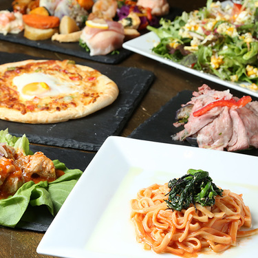 Cafe & Restaurant Cafenne ~カフェーヌ~の【月~木の平日限定◎特別価格】飲み放題付きのコスパ抜群プラン ~ビュッフェ or テーブルシェア~