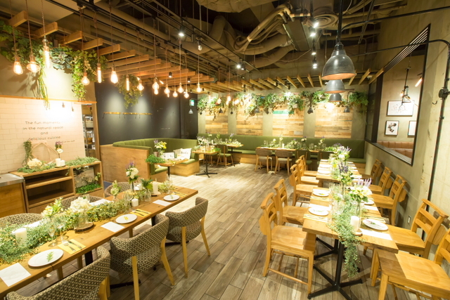 SENBA KITCHEN GREEN HOUSE Grill＆Wine ハービスプラザ店の会場内イメージ10枚目