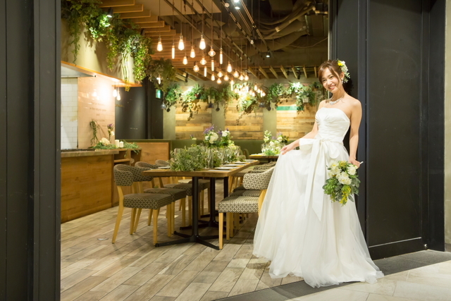 SENBA KITCHEN GREEN HOUSE Grill＆Wine ハービスプラザ店の会場内イメージ5枚目