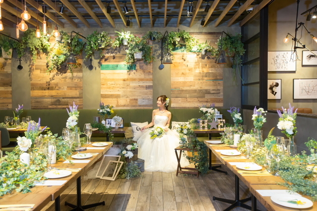 SENBA KITCHEN GREEN HOUSE Grill＆Wine ハービスプラザ店の会場内イメージ6枚目