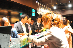 パーティースペース マハラジャ 京都のブライダルの様子