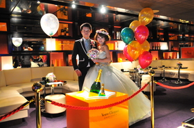 パーティースペース マハラジャ 京都のブライダルの様子