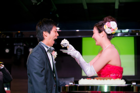 パーティースペース マハラジャ 京都のブライダルの様子