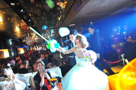 パーティースペース マハラジャ 京都のブライダルの様子