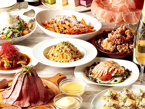 【貸切ウエディング二次会】ご成約特典付！100種飲放付＋料理8品のメイン画像