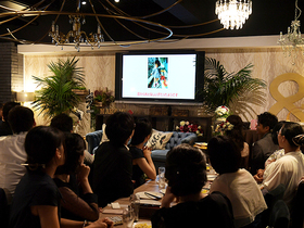 K style Banquet（旧ウェディングホール名駅）の無料特典いっぱい-65インチのプラズマディスプレイモニター2台完備！
