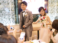 K style Banquet（旧ウェディングホール名駅）の無料特典いっぱい-プロカメランの撮影で思い出を鮮やかに♪