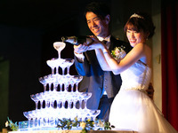 A resturangel Kobekanの流れ＆充実の特典-シャンパンタワーも対応可能