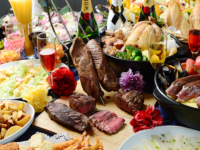 Rilly Banquet 貸切ウエディング会場の料理・施設等のイメージ画像1-旬を楽しめるお料理のプラン！