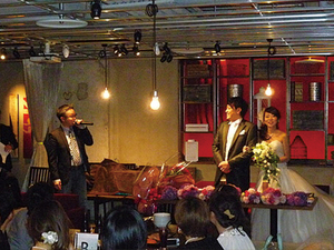 貸し切り隠れ家Wedding　Osteria SOLUSSO　名古屋駅のパーティー風景