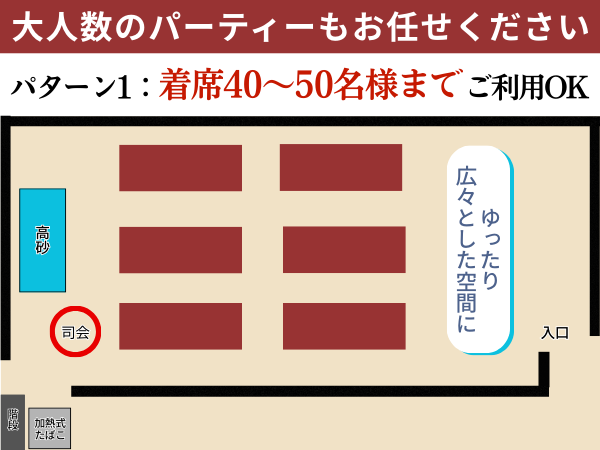 パティスリー&ブラッスリー RUBETTA【ルベッタ】岐阜駅前店の座席例とFAQ
