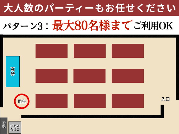 パティスリー&ブラッスリー RUBETTA【ルベッタ】岐阜駅前店の座席例とFAQ