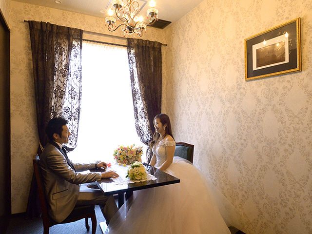 パティスリー＆ブラッスリー RUBETTA【ルベッタ】岐阜駅前店の会場内イメージ8枚目-新郎新婦様専用の控室をご用意しております
