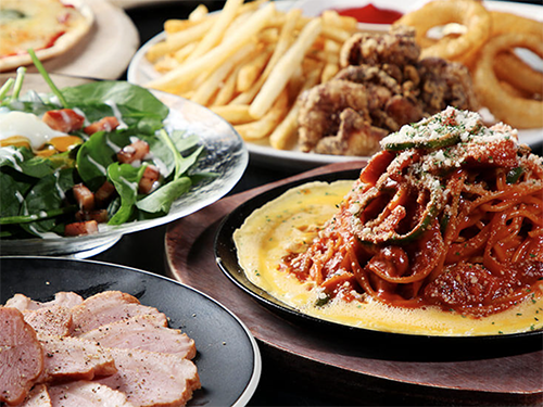Dining & Sports Bar B2 ~ビーツー~の貸切パーティプランA/2Hフリードリンク+全8品 ※20名未満相談可