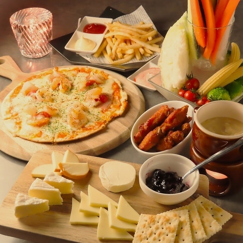 Dining & Sports Bar B2 ~ビーツー~の【一番人気♪ベーシックプラン】料理8品+フリードリンク